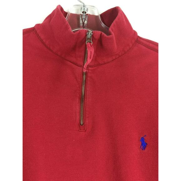 Ralph Lauren 1/4 Zip Sweatshirt Mens XL - Picture 2 of 4